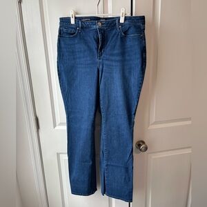 NYDJ Barbara Bootcut Jeans in Deep Blue